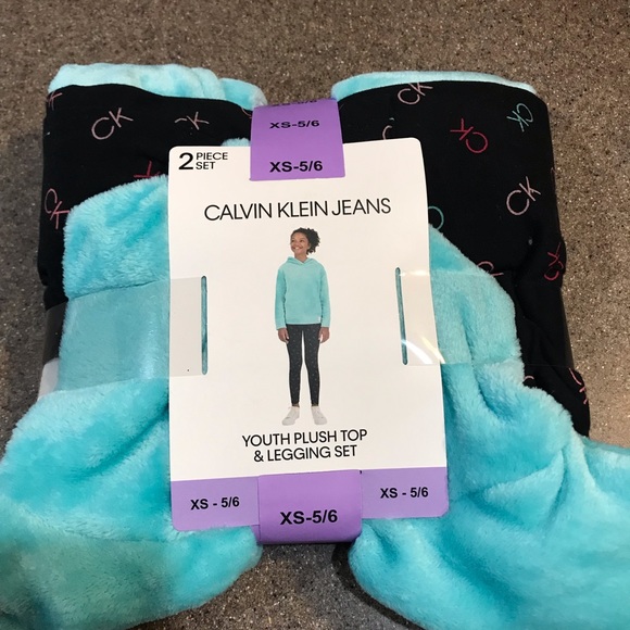🆕 Calvin Klein Youth 2 Piece Legging Set - Picture 5 of 6